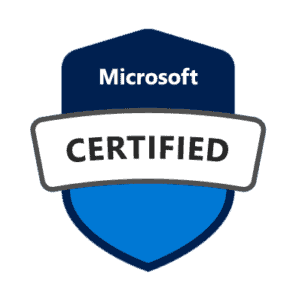 Microsoft certified badge